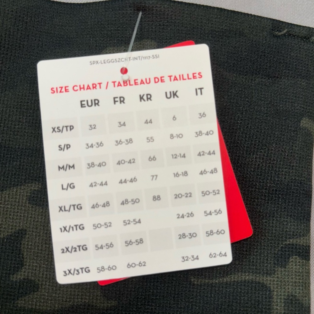 SPANX Green Camo High Rise Leggings - Picture 9 of 10